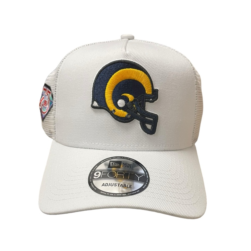 New Era White/blue rams SnapBack (